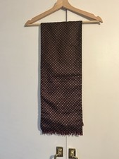 Vintage Tootal Geometric Scarf & Paisley Dressing Gown Rare Mod Retro 60s-70s