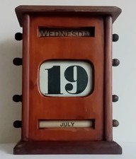 Edwardian Perpetual Calender. Day, Date and Month Display. 