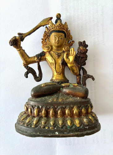 Tibetan buddhist bronze - buddhist,