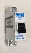 Proteus 40A Type 2 Circuit Breaker 40 Amp MCB ~WYLEX NB40/Crabtree 610/40~ 640/2