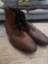 Bertie Leather Boots brown Tan