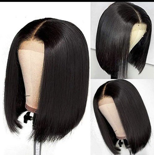 Bob wig real human hair - real,