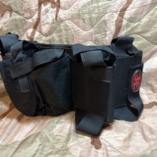 Paintball Battlepack Pod Harness /Ammo Belt 4 pod + air tank holder. UK seller