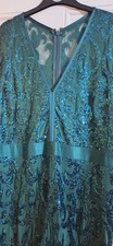 Evening Dress 18 Green Sequin