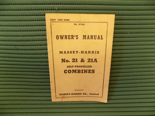 Massey harris 21a - no, 21