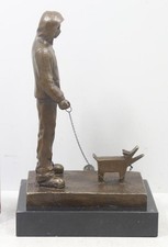Banksy - 'Choose your Weapon' - Genuine Bronze & Solid Marble Sculpture