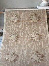 34 inches French Wallpaper Late 1800s 1900s Floral Neutral Tone On Tone Wallcov