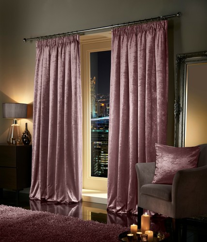 Blush pink crushed velvet - blush,