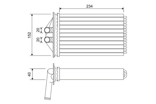 Valeo 715306 heat - heat, exchanger