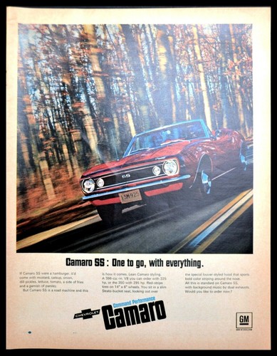 1967 chevrolet camaro 396 - chevrolet,