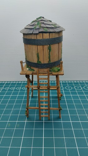 Water tower tabletop terrain - water,