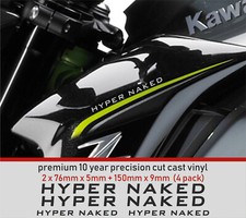 HYPER NAKED Decal Sticker premium 10 year Vinyl FITS KAWASAKI YAMAHA (NON OEM) 4