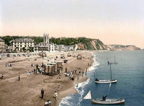 Teignmouth seaside scenes - seaside,