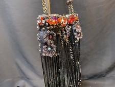 Whistles Silk Beaded small evening bag - Vintage,