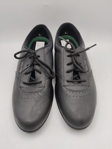 Womens black leather laces - black, up