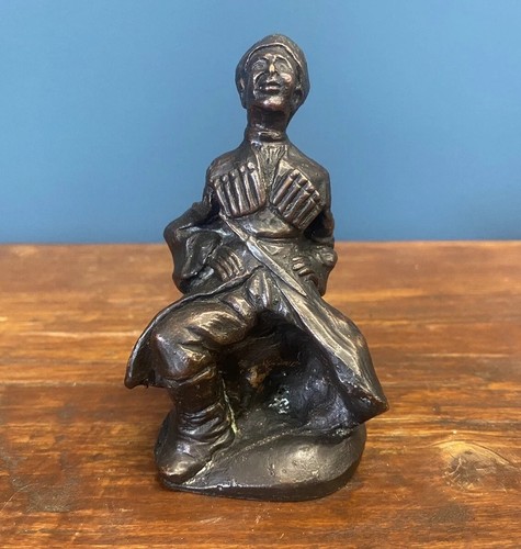 Antique bronze ottoman figure - ottoman,