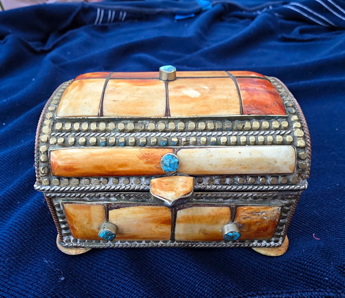 Vintage himalayan tibetan bone - vintage, himalayan/tibetan