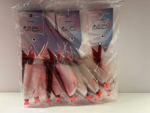 Red tail hawk jigs oz - red,