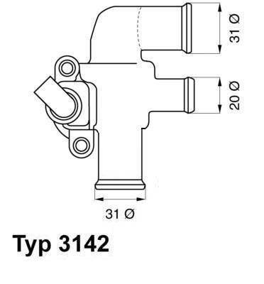 Wahler 3142 90d thermostat - 3142.90d,