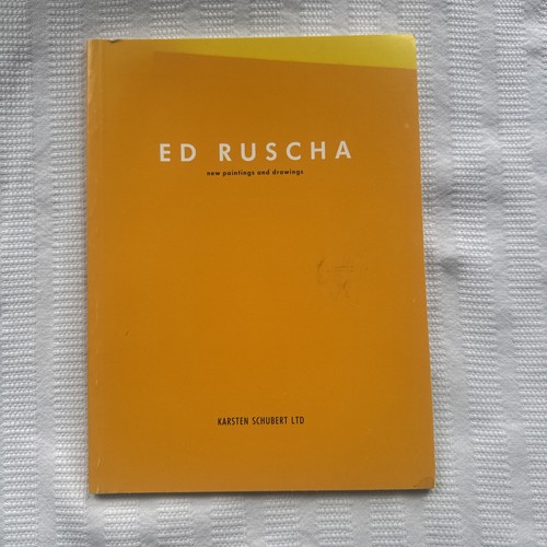 Ruscha new paintings - ed,