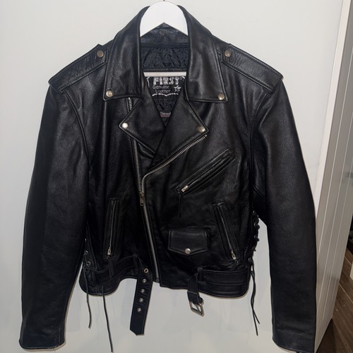 Vintage first genuine leather - first,