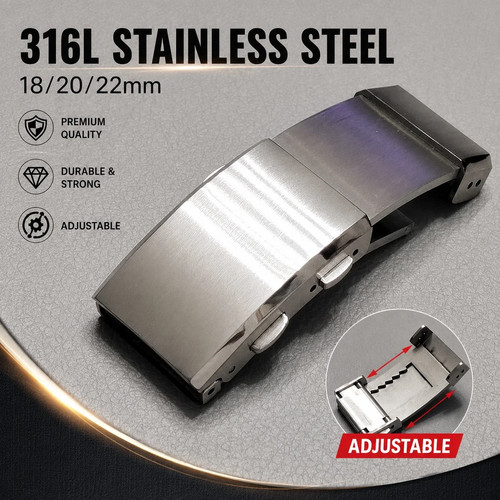 Ratchet buckle 18mm - buckle, 20mm