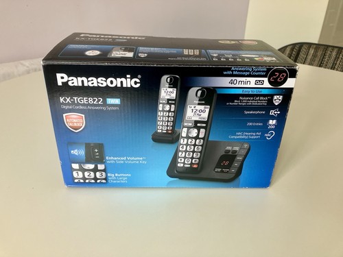 Panasonic tge822eb twin big - kx-tge822eb,