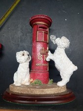 Dogs  and Post Box Resin