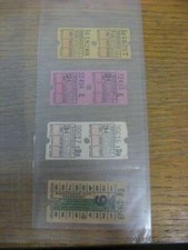 circa 1950s Bus/Tram Tickets