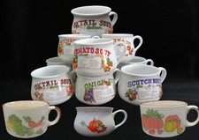 Vintage Soup Bowl with Recipe