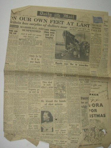 Daily mail newspaper dec - newspaper, 14