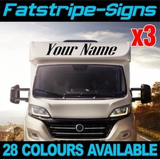 PERSONALISED CARAVAN MOTORHOME