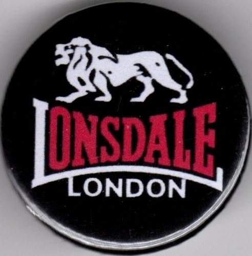 Lonsdale pin button badge 25mm - button,