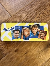 Vintage 1980s neighbours Yellow Pencil Tin