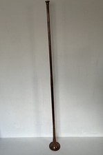 Vintage Long Copper & Brass English Hunting Horn Pub Decor Interior Design 97cm