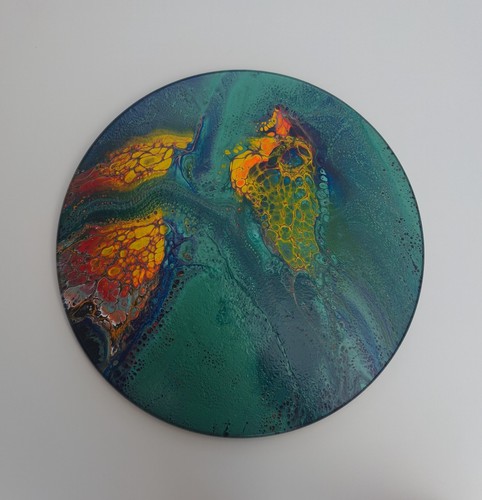 Handmade painting fluid art - handmade,