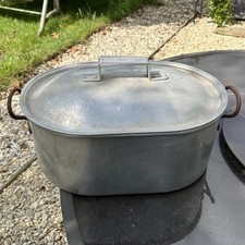 Vintage fish kettle old metal