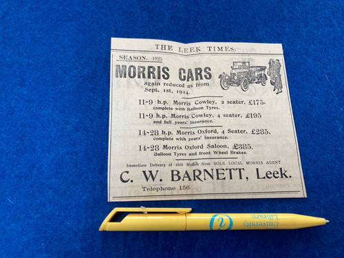 Vtg 1925 leek times - vtg,