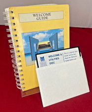 BBC Master Series Welcome Guide & 5.25" Floppy Disc set by Acorn