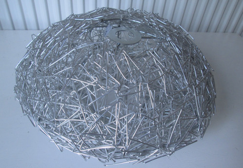 Vintage twisted silver - , metal
