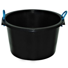 2 x Heavy Duty 70L Black
