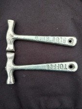 2 x  Vintage Blue Bird Toffee Hammers 10.5x4.5x1cm vgc