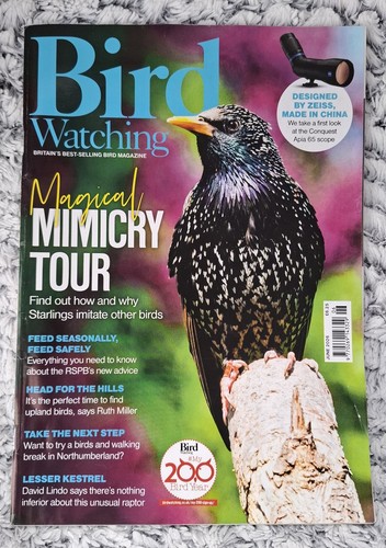 Bird watching magazine - watching, june