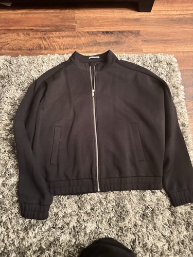 Zara men black bomber - zara,