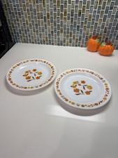2 Arcopal Orange Blossom And Tulip Collection 7.5” Soup Plates