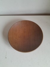 Vintage IANTHE Mid-Century Teak Decor Atomic Fruit Bowl 23 X 23cm VGC