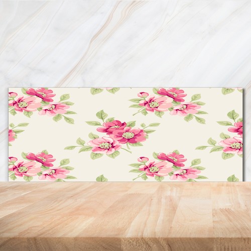 Kitchen glass splashback - glass,