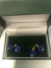 Lapis And Emerald Cufflinks