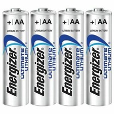 4 X ENERGIZER ULTIMATE AA LITHIUM ULTRA BATTERIES LR6 L91 DIGITAL 