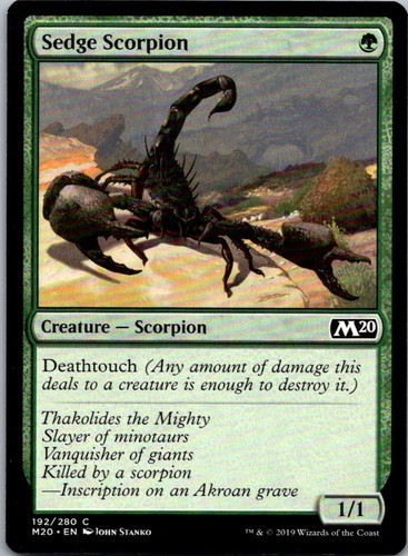 Sedge scorpion core - core, set